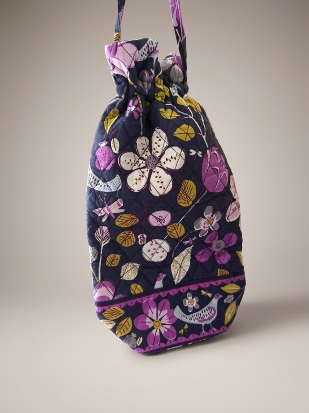 Vera Bradley cheers to you wine bag